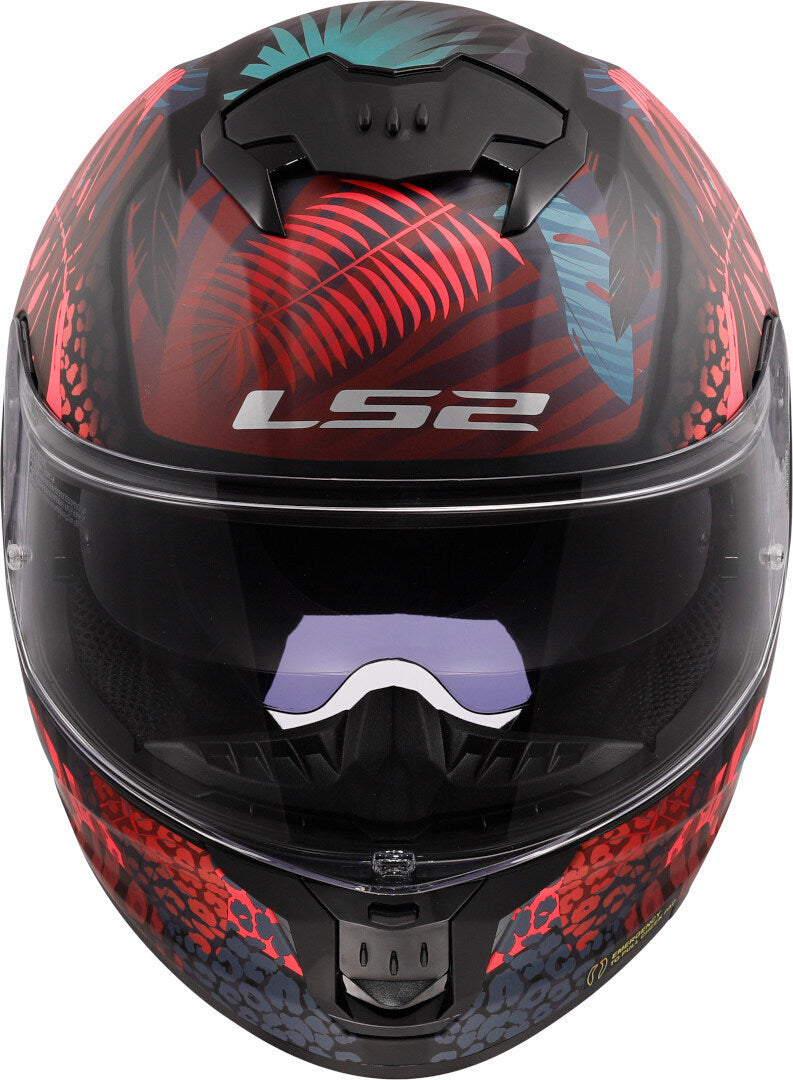 LS2 FF808 STREAM II JUNGLE M.BLACK PINK BLUE-06 - SECURTEX MOTOR S.L (t/a MaximoMoto)