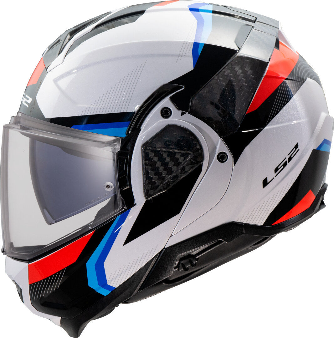 CASCO LS2 FF910 ADVANT II TRIPLE BIANCO BLU ROSSO
