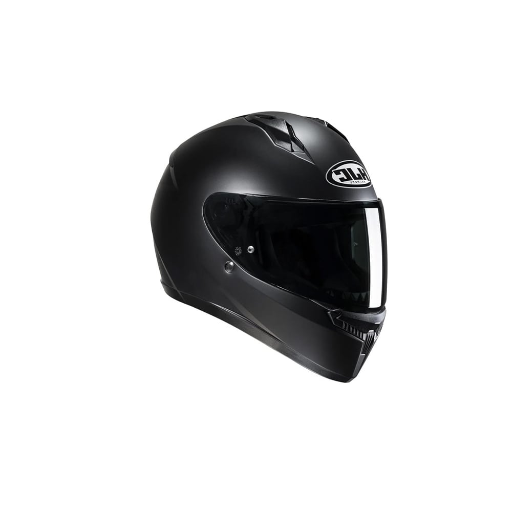 HJC C10 UNI CASCO INTEGRAL DE MOTOCICLETA NEGRO SEMIPLANO