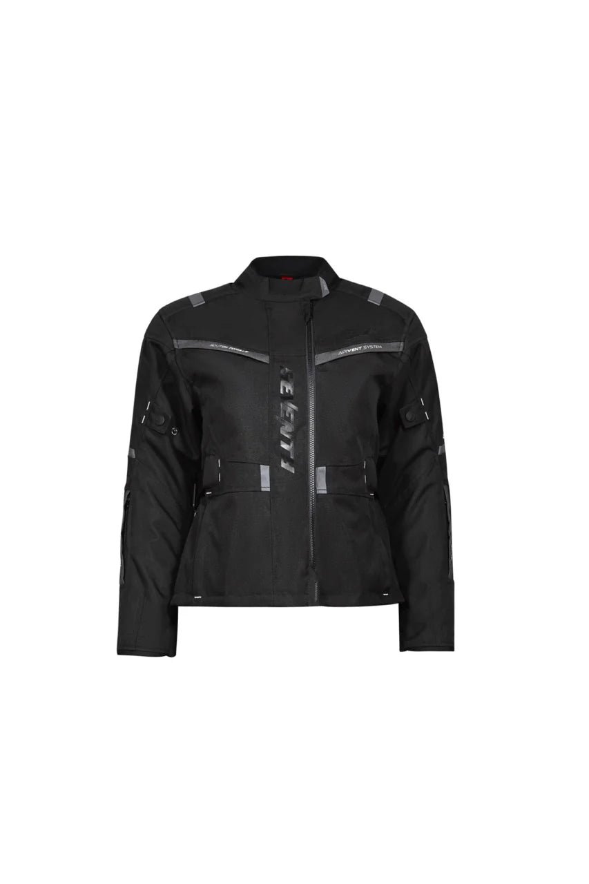 SEVENTY SD-JT85 TONALE Chaqueta de moto para mujer 4 estaciones NEGRA