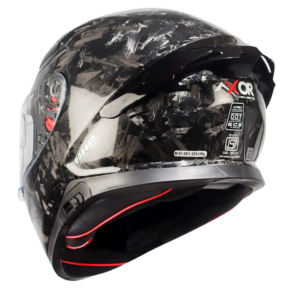 AXOR APEX FORGED CARBON FULL FACE MOTORCYCLE HELMET – SECURTEX MOTOR S.L (t/a MaximoMoto)