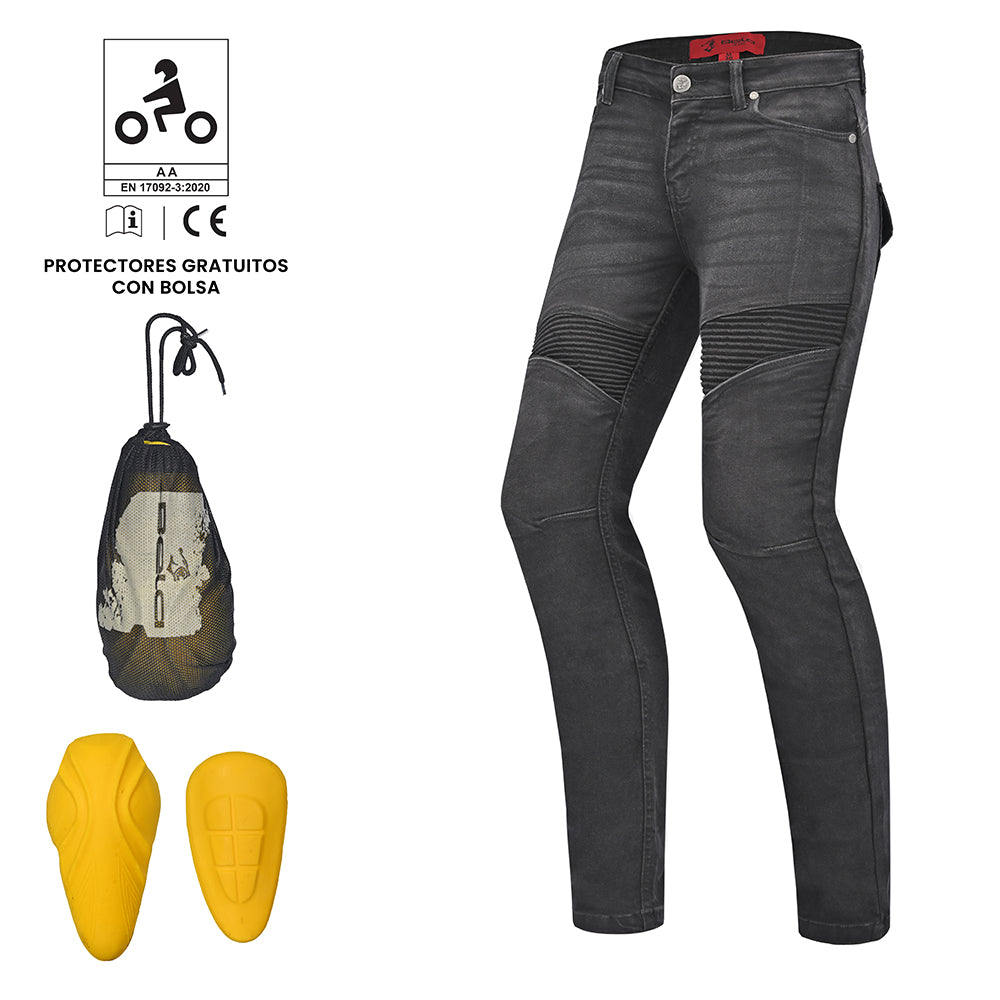 BELA - Pantalón Denim Jeans Rosekin Lady CE Vaquero Negro