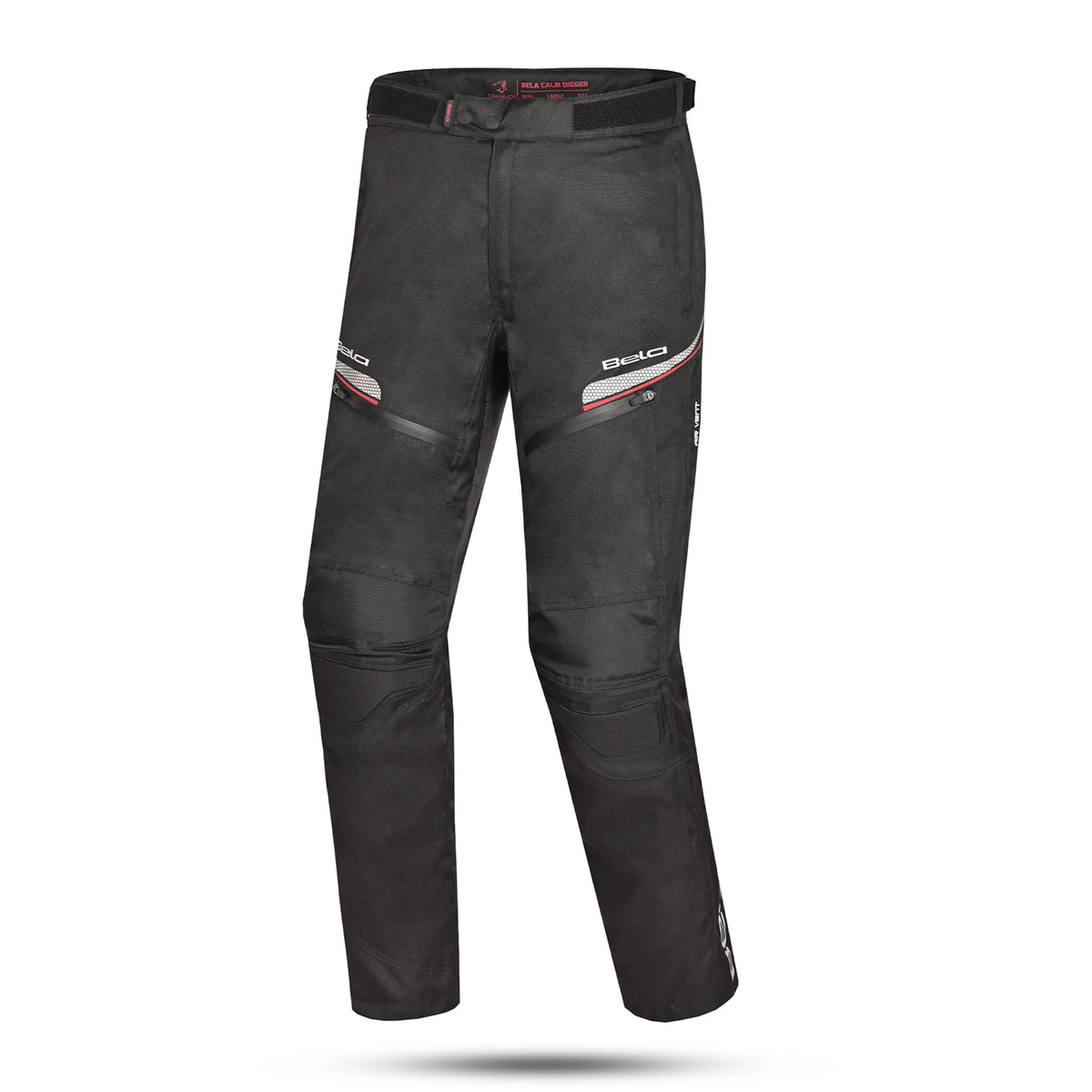 BELA CALM DIGGER PANTALON DE HOMBRE TEXTIL 30L NEGRO ROJO