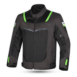 R-TECH SPIRAL MESH CHAQUETA DE MOTO DE HOMBRE TEXTIL  MUD NEGRO VERDE