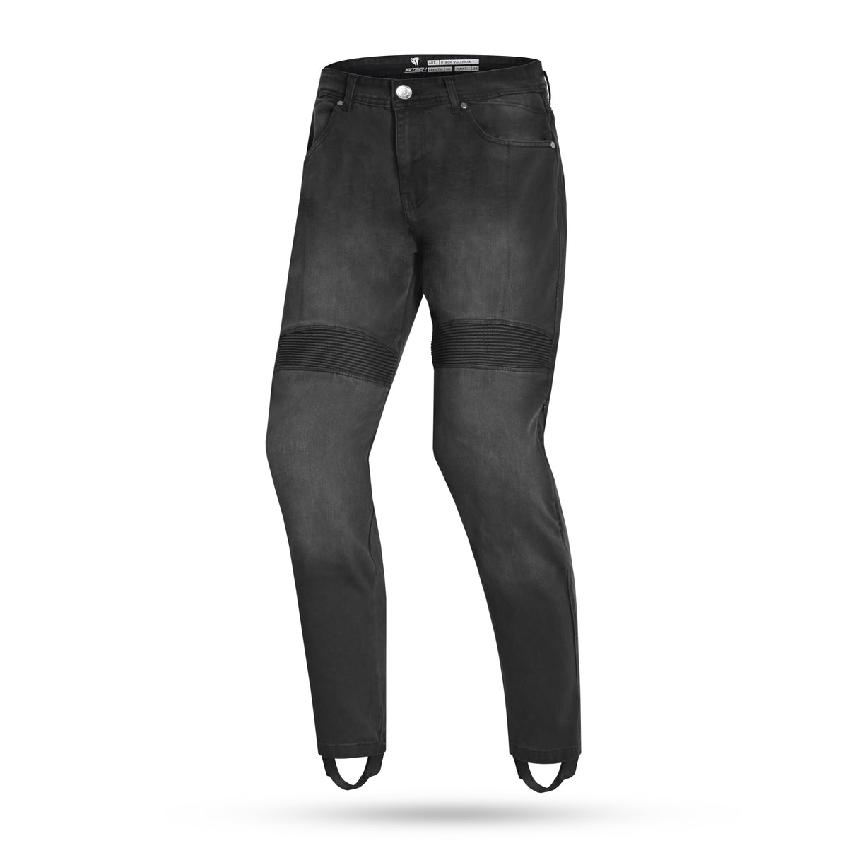 R-TECH- Pantalón Denim Valencia Negro 30L