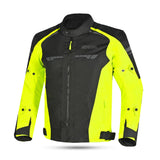 SHUA - Jaqueta Têxtil Immortal man Preto/Amarelo Fluor 