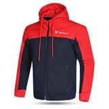 R-TECH - Sudadera Textil Suspention Hoddy Azul Rojo