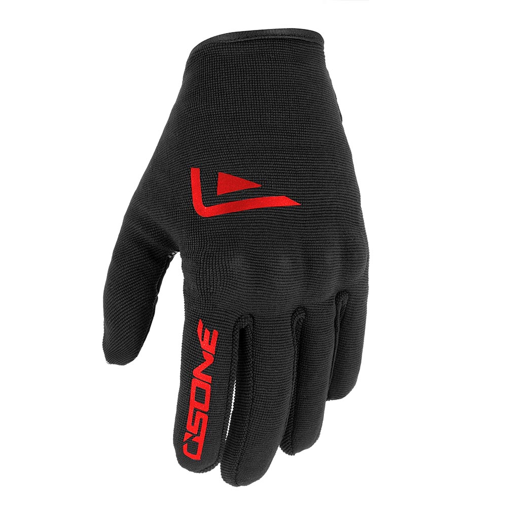 OSONE GUANTES DE VERANO UNISEX NEGRO ROJO
