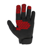 OSONE GUANTES DE VERANO UNISEX NEGRO ROJO