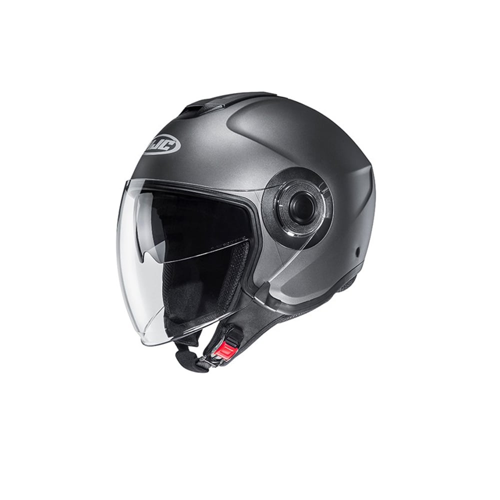 HJC i40N UNI Casco Abierto Para Scooter Titanio Semiplano