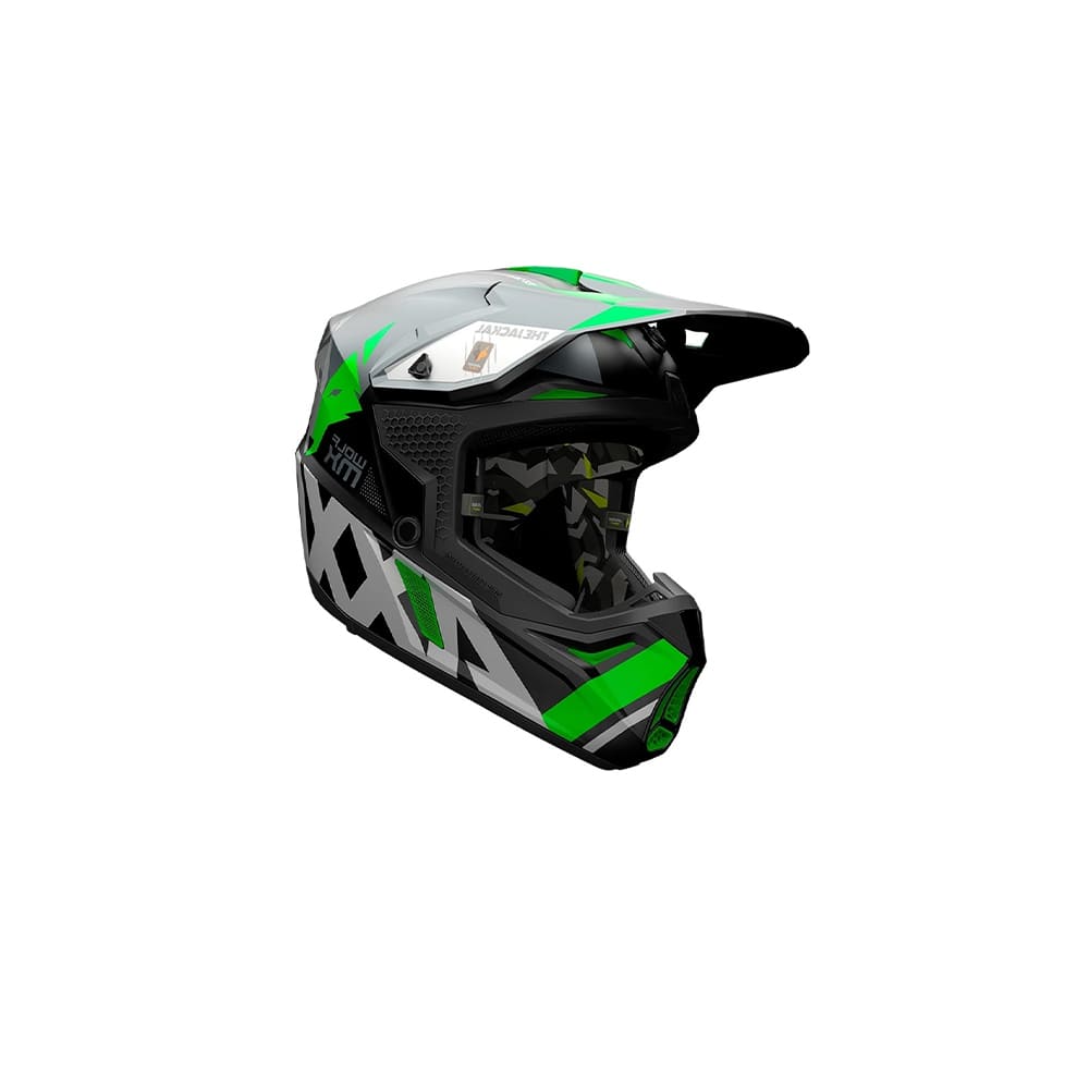 AXXIS-CASCO MX803 WOLF JACKAL B6 VERDE MATE