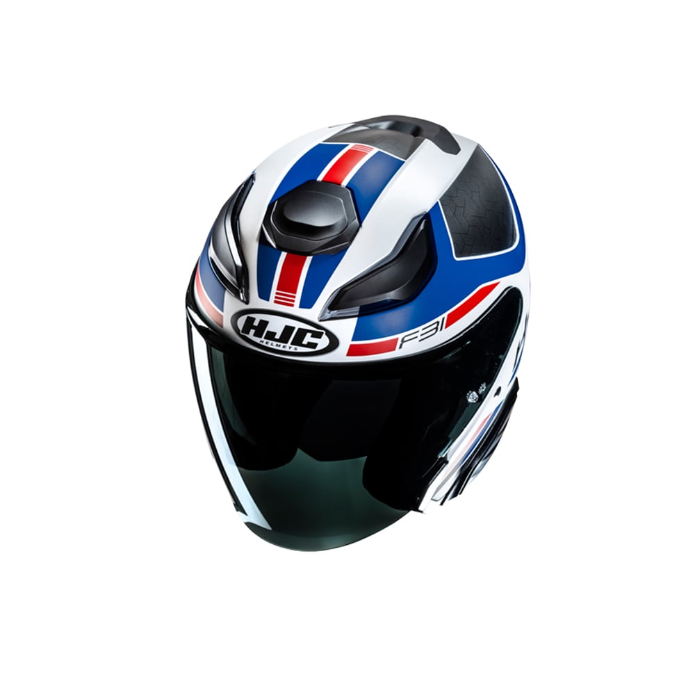 HJC F31 Ceron MC21SF Casco jet deportivo para motocicleta
