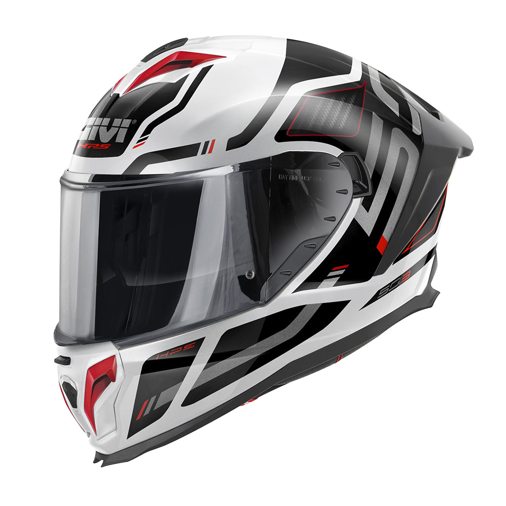 GIVI CASCOS INTEGRALES H503F QUASAR GLOSSY WHITE BLACK RED