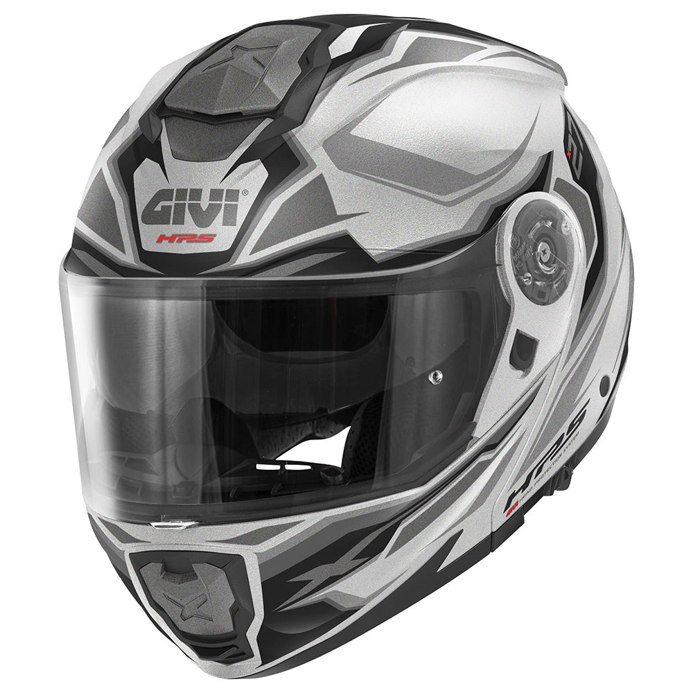 GIVI CASCOS MODULARES HX27F SECTOR TITANIO/ARGENTO - SETS