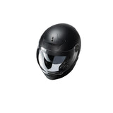 HJC V90 uni casco de moto modular estilo vintage semi mate negro