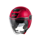 GIVI CASCO JET 125SOLID BURDEOS-MT METALIZADO