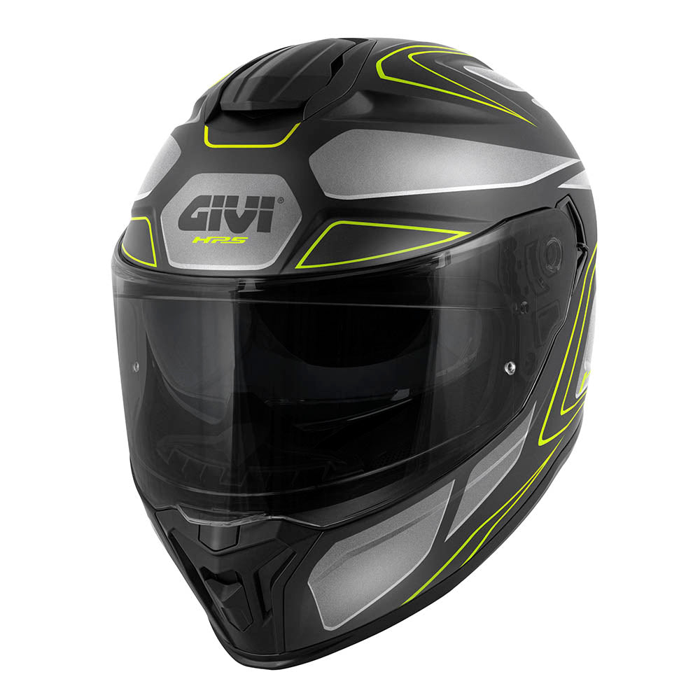 GIVI CASCO FULL 551ZEPHIR NEGROPLATATITANIOYELLOW 54