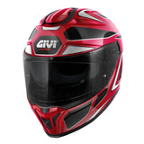 GIVI CASCO FULL 551ZEPHIR BURDEOSNEGROPLATAROJO T54