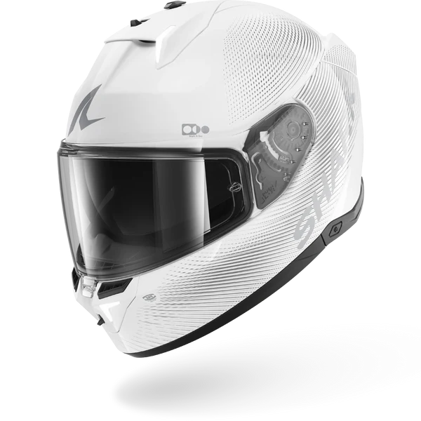 SHARK SKWAL i3 SP LYNE Weiß Silber Silber Motorradhelm