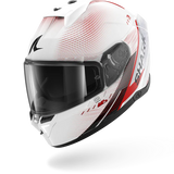 Casque de moto SHARK SKWAL i3 SPEED-TECH Blanc Rouge Noir