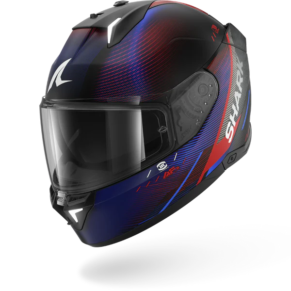 SHARK SKWAL i3 SPEED-TECH Mat BLACK Red Blue Motorcycle Helmet