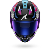 SHARK SKWAL i3 SPEED-FANCY NEGRO Blanco Naranja Casco De Moto