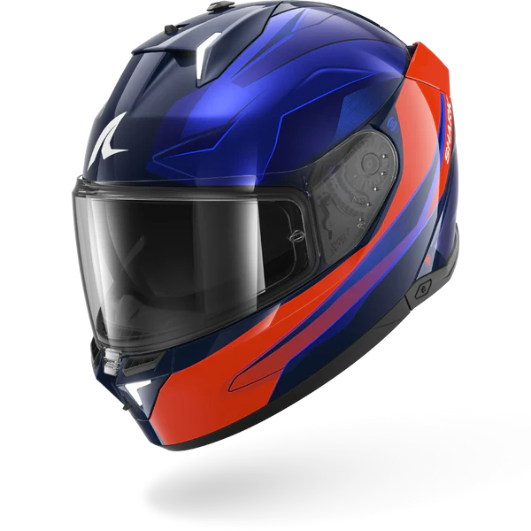 Casque de moto SHARK SKWAL i3 MEKARIUM bleu et orange