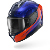 Casque de moto SHARK SKWAL i3 MEKARIUM bleu et orange
