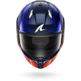Casque de moto SHARK SKWAL i3 MEKARIUM bleu et orange