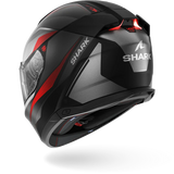 SHARK SKWAL i3 MEKARIUM Mat NEGRO Anthra Rojo Casco De Moto