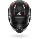 SHARK SKWAL i3 MEKARIUM Mat NEGRO Anthra Rojo Casco De Moto