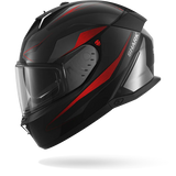 SHARK SKWAL i3 MEKARIUM Mat NEGRO Anthra Rojo Casco De Moto