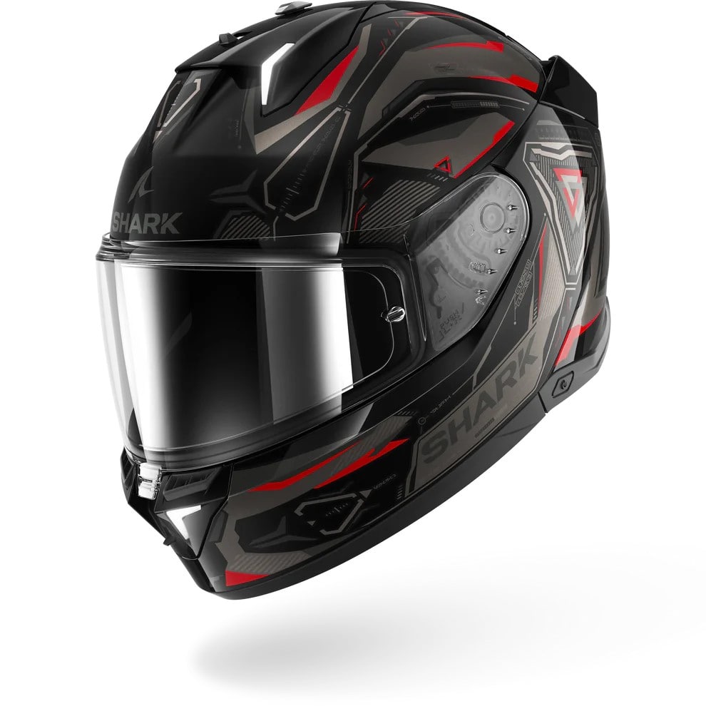 SHARK SKWAL i3 Integralhelm Linik Schwarz Anthrazit Rot