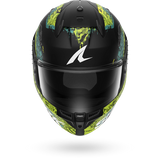 SHARK D-SKWAL 3 SPEED-VIB Mat BLACK Green Blue Motorcycle Helmet