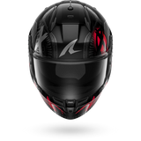 SHARK D-SKWAL 3 SHIEVER BLACK Anthra Red Motorcycle Helmet