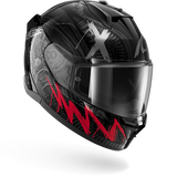 SHARK D-SKWAL 3 SHIEVER BLACK Anthra Red Motorcycle Helmet