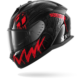 Casque de moto SHARK D-SKWAL 3 SHIEVER BLACK Anthra Rouge