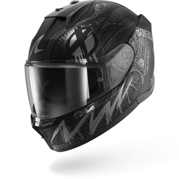 Casco da moto SHARK D-SKWAL 3 SHIEVER Mat BLACK Antracite Silver