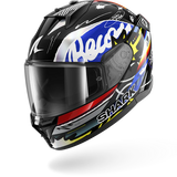 Casco da moto SHARK D-SKWAL 3 STREETRUSH NERO Blu Cromato