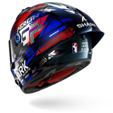 SHARK AERON-GP Fim Carbon Casco Integral De Moto Azul