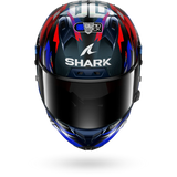 SHARK AERON-GP Fim Carbon Casco Integral De Moto Azul