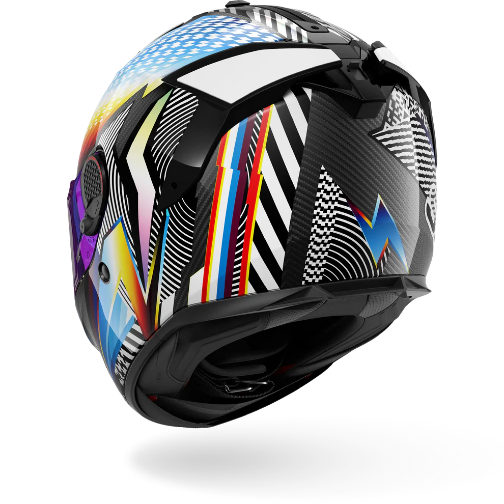 SHARK SPARTAN GT Pro Carbon Sthyr Casco Integral De Moto Blanco Cromo