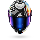 SHARK SPARTAN GT Pro Carbon Sthyr Casco Integral De Moto Blanco Cromo