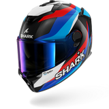 SHARK SPARTAN GT Pro Carbon Guintoli Casco Integral De Moto Azul Rojo