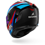 SHARK SPARTAN GT Pro Carbon Guintoli Casco Integral De Moto Azul Rojo