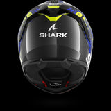 SHARK  SPARTAN GT PRO CARBON SPEED-VIB Carbon Anthra Azul Casco De Moto