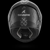 SHARK  SPARTAN RS CARBON SHIEVER Mat Carbon Anthra  Plata Casco De Moto