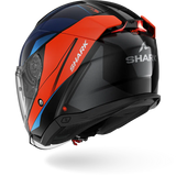 SHARK SKWAL i3 JET MEKARIUM BLACK Chrom Orange Motorcycle Helmet