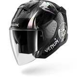 SHARK SKWAL JET VENUM CASCO DE MOTO CROMO NEGRO ANTRACITE
