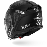 Casco da moto SHARK SKWAL JET SHIEVER Nero opaco Antracite Argento